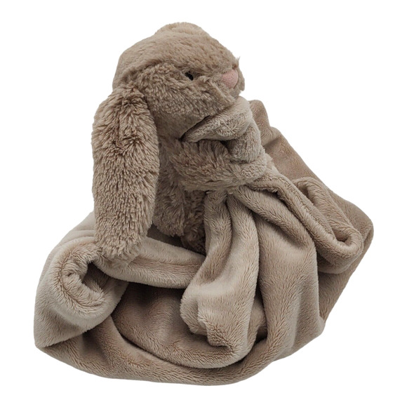 Jellycat Bashful Bunny Plush Soft Easter Rabbit Lovey Security Blanket Baby Toy - Picture 5 of 9